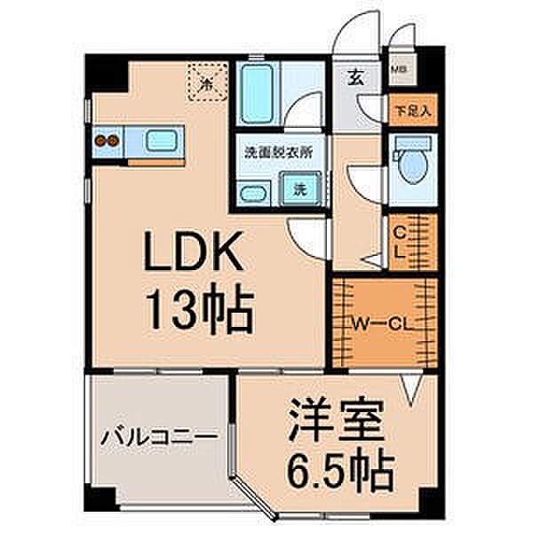 愛知県名古屋市西区幅下２丁目(賃貸マンション1LDK・3階・50.34㎡)の写真 その2