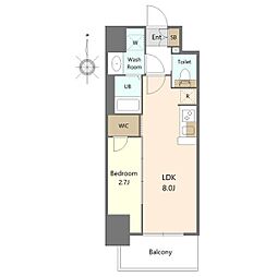 S-RESIDENCE亀島駅前ascent 7階