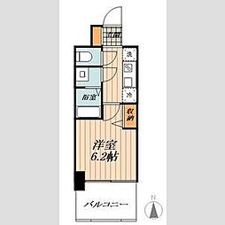 A＆G KAMEJIMA 8階1Kの間取り