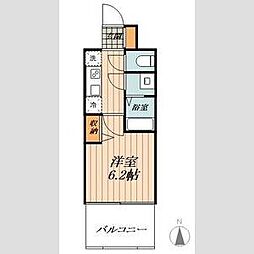 A＆G KAMEJIMA 8階1Kの間取り