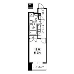 セントレイクセレブ代官町 10階1Kの間取り