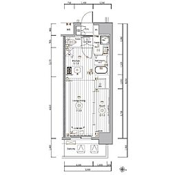 メイクスアート名駅南IV 10階1LDKの間取り