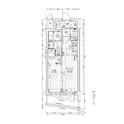 エステムコート名古屋上前津 4階1DKの間取り