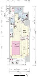 プレサンスTHE久屋大通レジェンド 2LDKの間取図画像