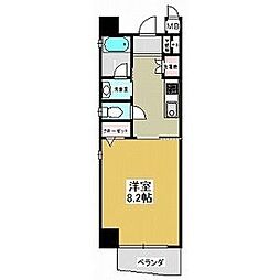 セレニティー金山 1Kの間取図画像