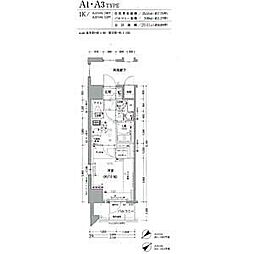 エスリード新栄グランラグジェ 1Kの間取図画像