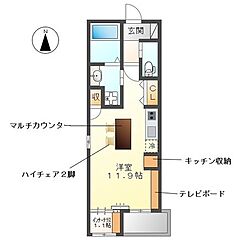 物件の間取り
