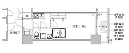S-RESIDENCE庄内通駅前curere(クラーレ) 1Kの間取図画像