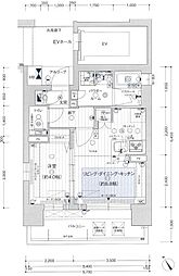 プレサンスロジェ高岳東桜 1LDKの間取図画像