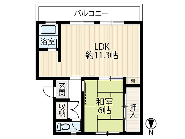 間取りを拡大表示