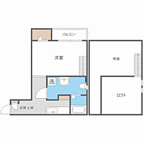 福岡県福岡市南区那の川1丁目（賃貸アパート1R・1階・22.04㎡） その2