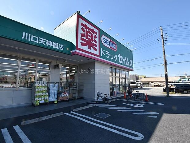 ドラッグセイムス川口天神橋店 徒歩8分。 620m