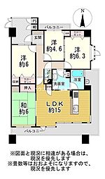 クイーンズタウン今泉 4LDKの間取図画像