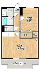 Beauterraceステラ 1LDKの間取図画像