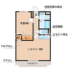 Beauterraceステラ 1LDKの間取図画像