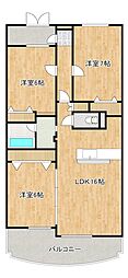 イーグル宰都弐番館 3LDKの間取図画像