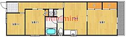 シャトー藤が丘 3LDKの間取図画像