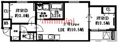 物件の間取り