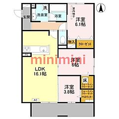 物件の間取り