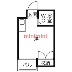 間取図画像 ワンルーム