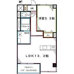 間取図画像 1LDK