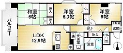 ライフステージ武蔵野 3LDKの間取図画像
