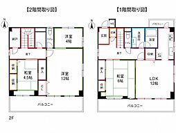シャングリラ元町 4SLDKの間取図画像