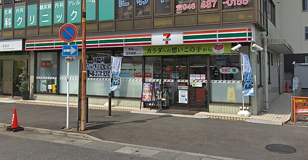周辺環境-コンビニ(400m)セブンイレブン志木柳瀬川駅前店