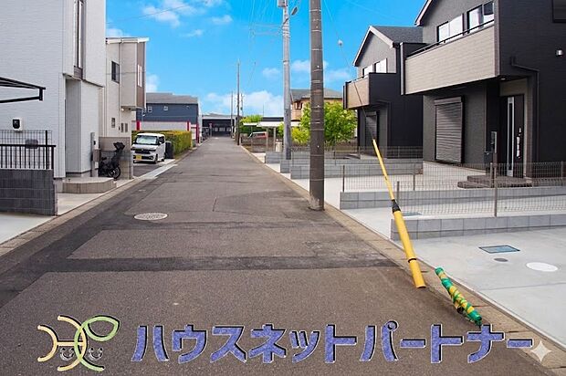 前面道路約6ｍに接道しています。