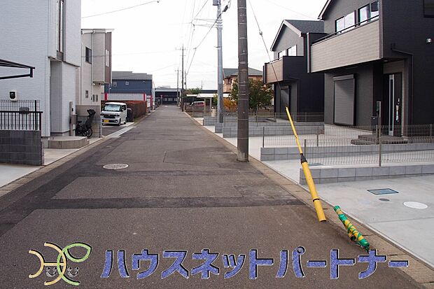 前面道路約6ｍに接道しています。