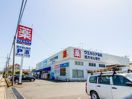 周辺環境-ドラッグストア(590m)ウエルシア浦和木崎店