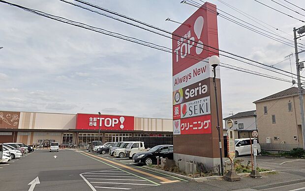 周辺環境-スーパー(380m)生鮮市場TOP鶴ヶ舞店