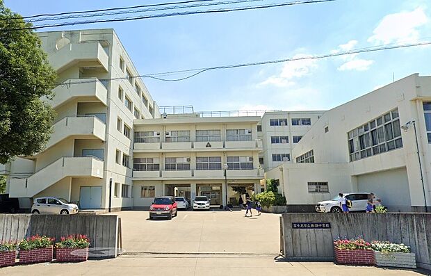 周辺環境-中学校(1700m)勝瀬中学校