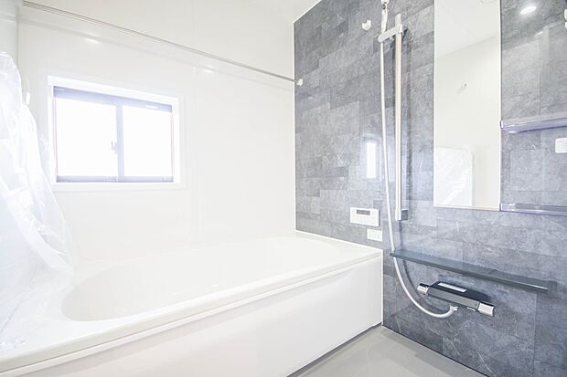 高級感溢れるカラーと大きさ・柔らかな曲線で構成された半身浴も楽しめるバスタブが心地よさをもたらします。