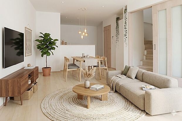 (家具はイメージ画像)通風・採光に優れ、心地よい光と風が溢れています。