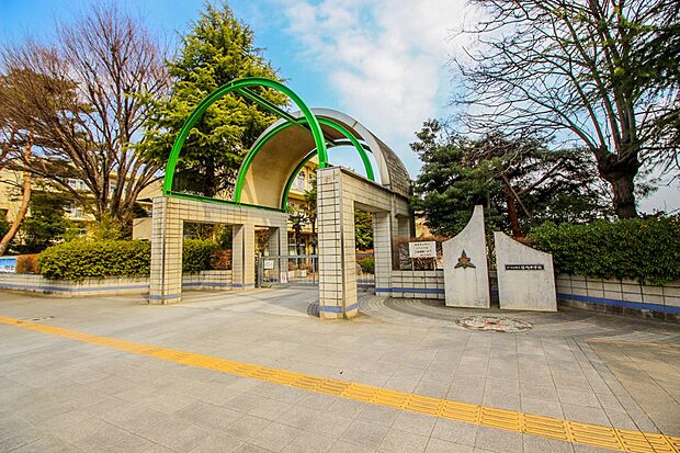 周辺環境-中学校(1400m)植竹中学校