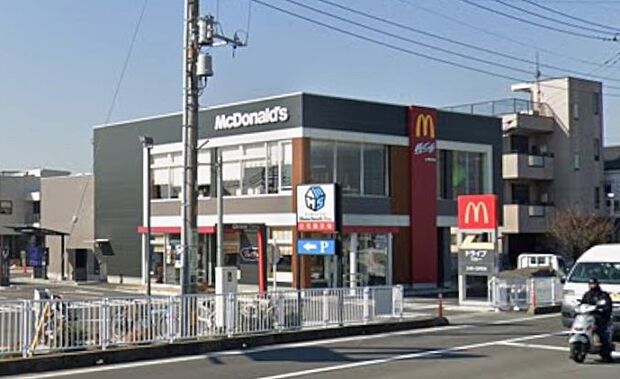 周辺環境-飲食店(620m)マクドナルド川越木野目店
