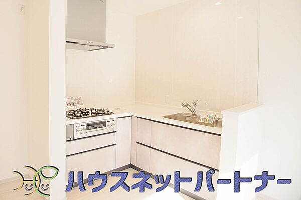 三口コンロで料理の幅を拡げてくれる使いやすいシステムキッチンを採用。洗い場も大きいので野菜や食器を洗ったりする際にも捗り、奥様の強い味方となってくれるはずです。