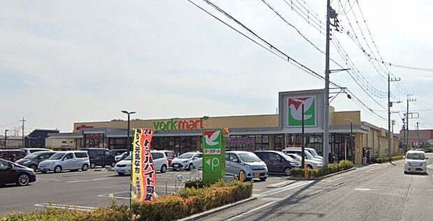 周辺環境-スーパー(610m)ヨークマート北本二ツ家店
