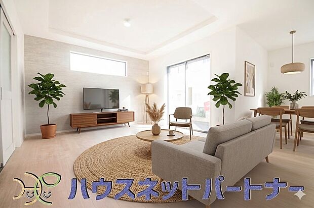 (家具はイメージ画像)通風・採光に優れ、心地よい光と風が溢れています。