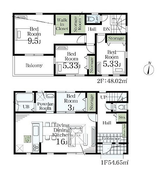 間取りを拡大表示