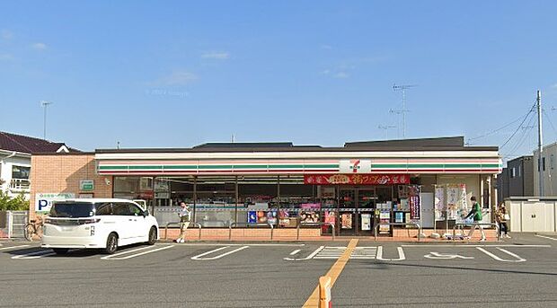 周辺環境-コンビニ(600m)セブンイレブン上尾本町1丁目店