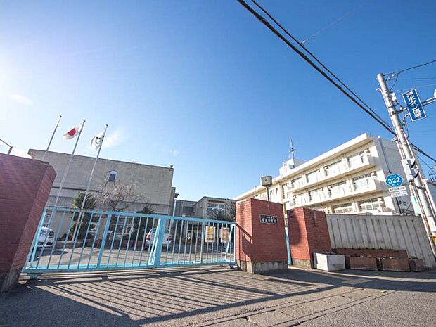 周辺環境-中学校(1100m)春里中学校