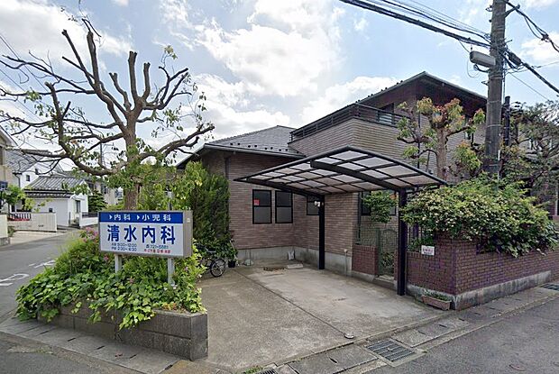 周辺環境-病院(850m)清水内科医院