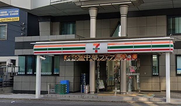 周辺環境-コンビニ(610m)セブンイレブンさいたま土手町店