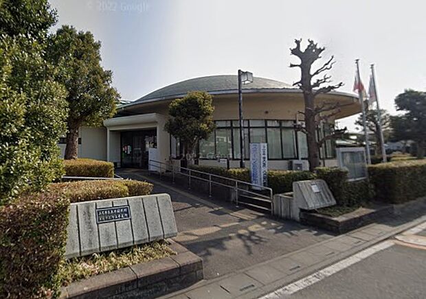 周辺環境-図書館(580m)上尾市図書館上平公民館