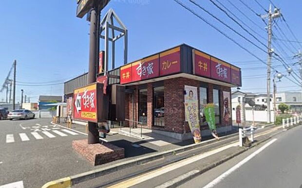 周辺環境-飲食店(500m)すき家川越笠幡店