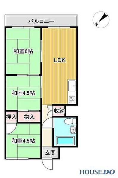 間取り：308000192678