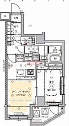 ＲＥＬＵＸＩＡ東向島II 2階1DKの間取り