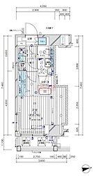 メインステージ八広 6階1Kの間取り